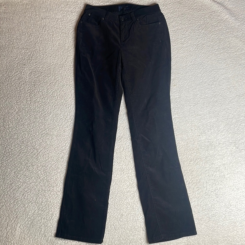 Talbots Curvy Corduroy pants Black Size 4 / Long 32